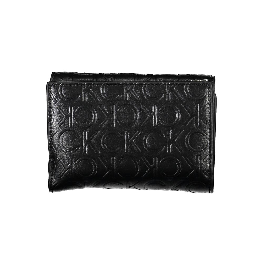 Calvin Klein Schwarzes Polyethylen Portemonnaie für Frauen