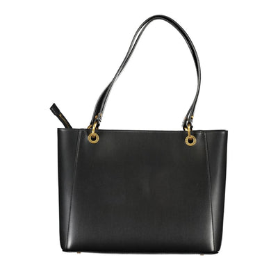 Guess Jeans Schwarze Polyethylen-Handtasche