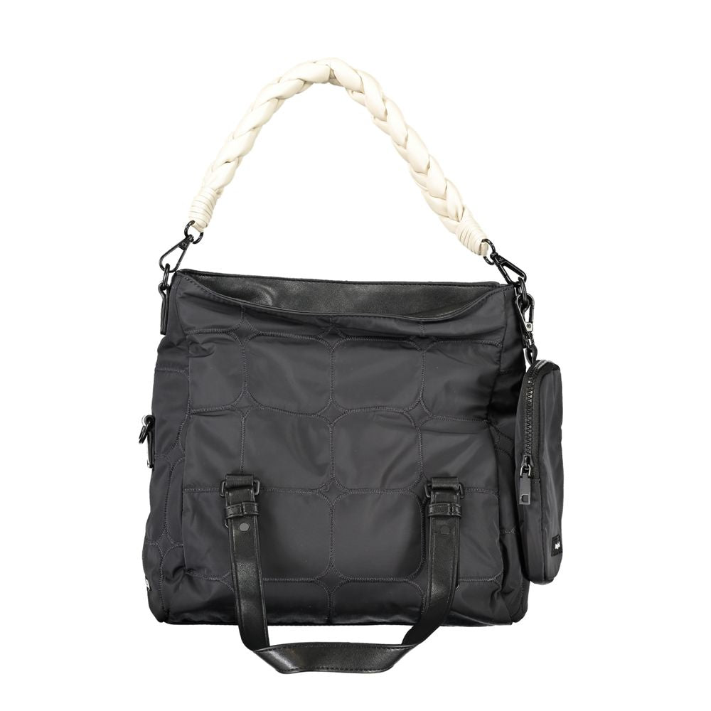 Desigual Schwarze Polyester Handtasche