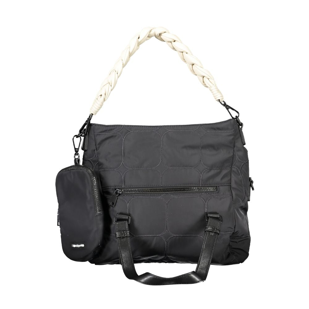 Desigual Schwarze Polyester Handtasche