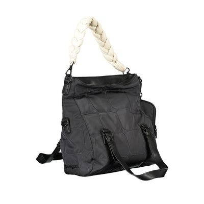 Desigual Schwarze Polyester Handtasche