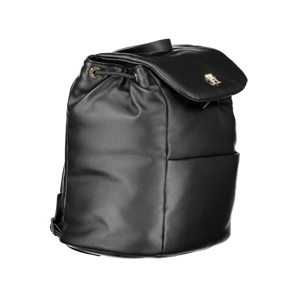 Tommy Hilfiger Schwarzer Polyester-Rucksack für Frauen