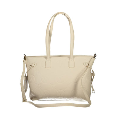 Mario Valentino Beige Polyethylen Handtasche