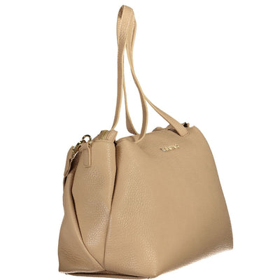 Mario Valentino Beige Polyethylen Frauen Handtasche