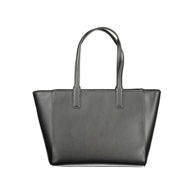 Tommy Hilfiger Schwarz Recyceltes Polyester Damen Handtasche