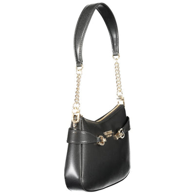 Guess Jeans Schwarz Polyethylen Frauen Handtasche