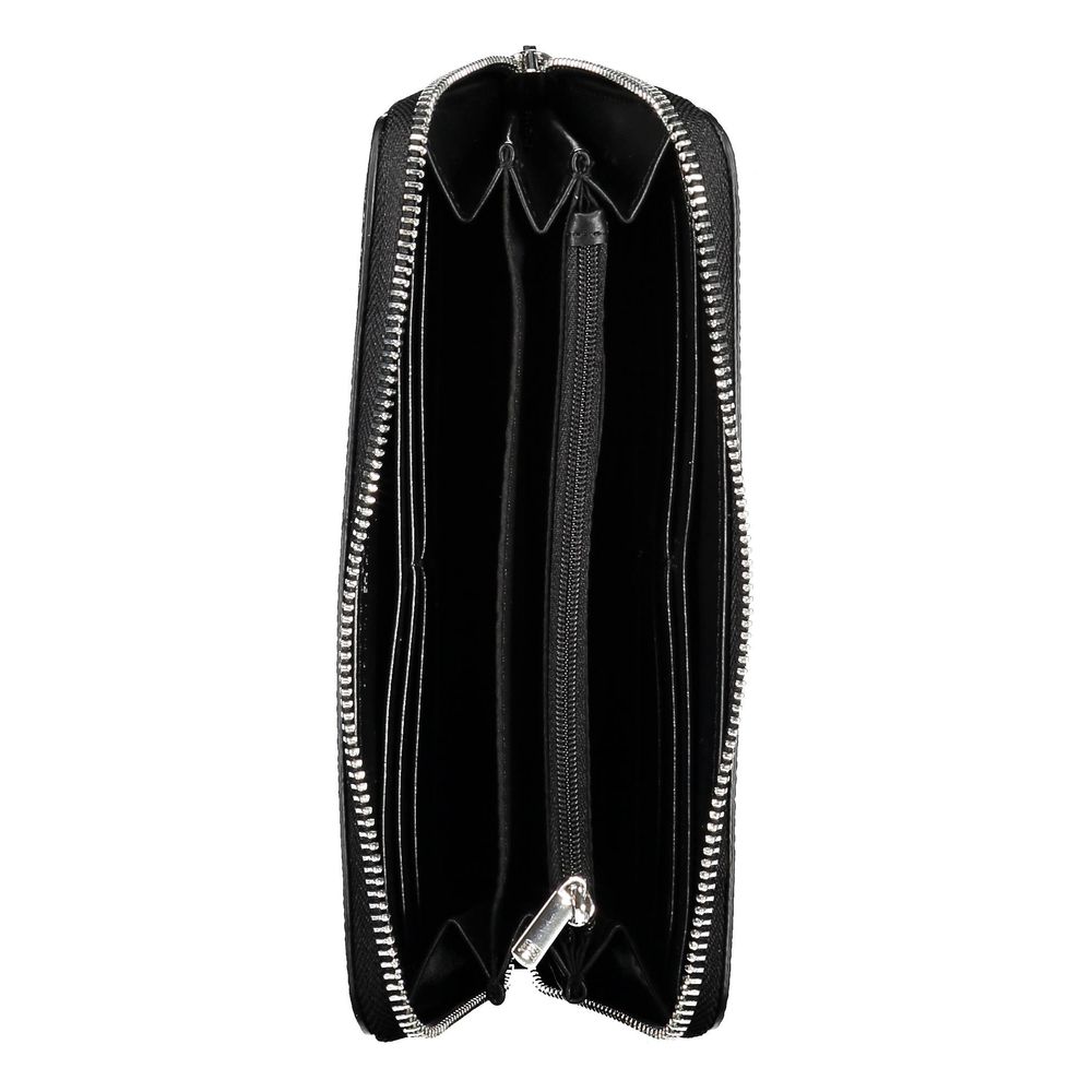 Tommy Hilfiger Schwarzes Polyethylen Portemonnaie für Frauen
