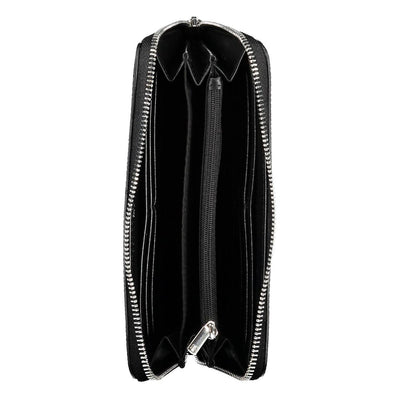 Tommy Hilfiger Schwarzes Polyethylen Portemonnaie für Frauen