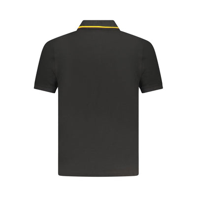 K-WAY Schwarzes Baumwoll-Poloshirt