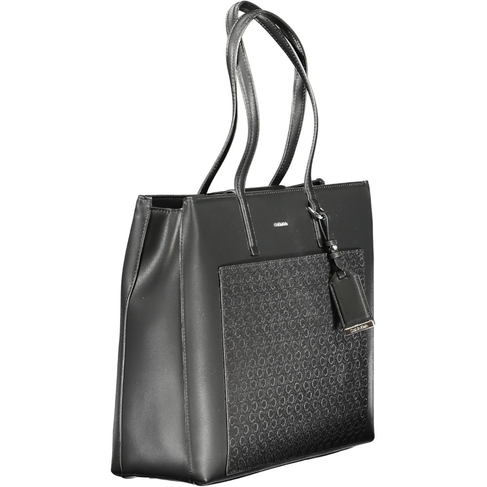 Calvin Klein Schwarz Polyester Frauen Handtasche