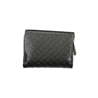 Tommy Hilfiger Schwarzes Polyethylen Portemonnaie für Frauen