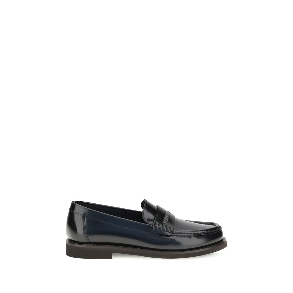 Brunello Cucinelli Leder-Halbschuhe