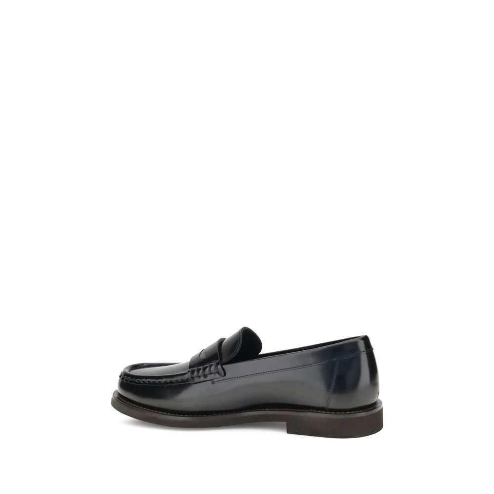 Brunello Cucinelli Leder-Halbschuhe