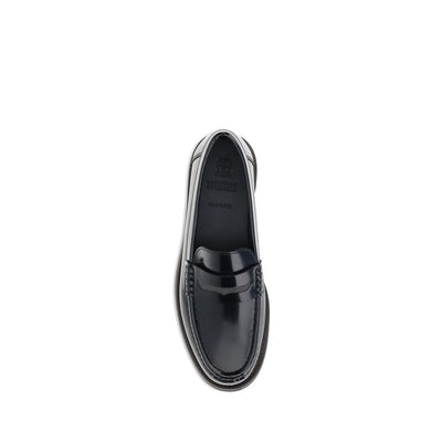 Brunello Cucinelli Leder-Halbschuhe