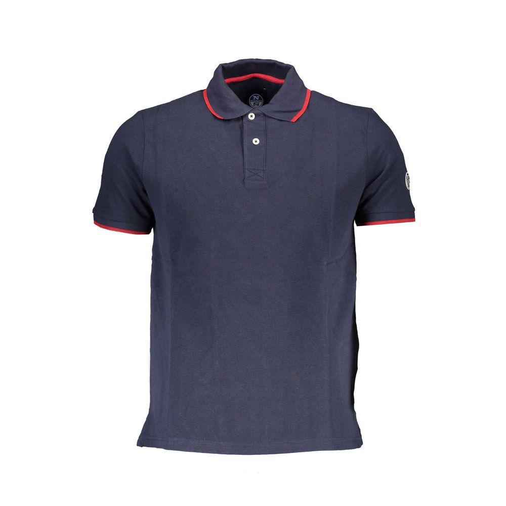 North Sails Blaues Baumwoll-Poloshirt für Männer