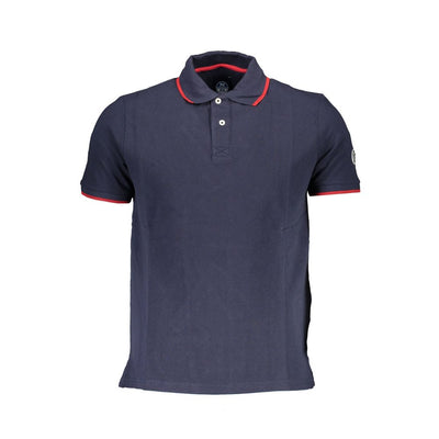 North Sails Blaues Baumwoll-Poloshirt für Männer