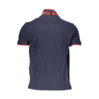 North Sails Blaues Baumwoll-Poloshirt für Männer
