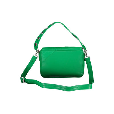 Desigual Grüne Polyethylen-Handtasche