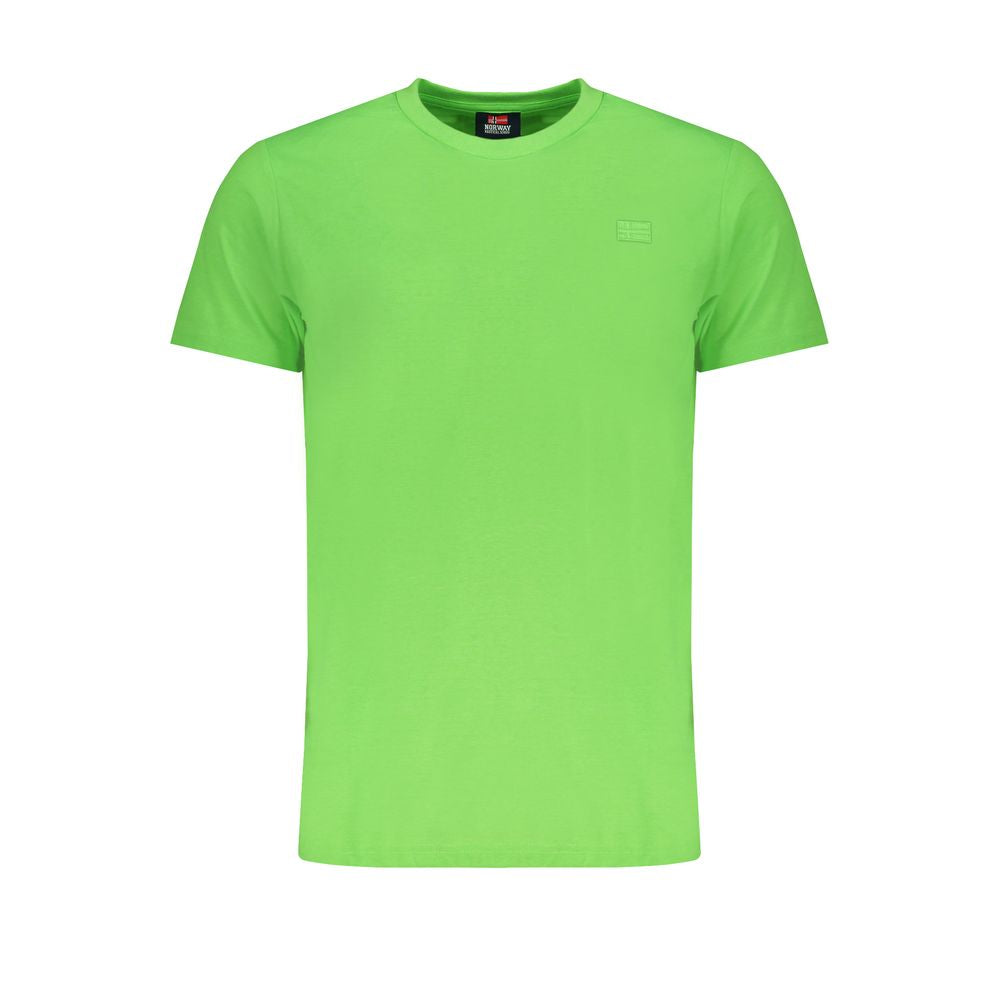 Norway 1963 T-Shirt aus grüner Baumwolle