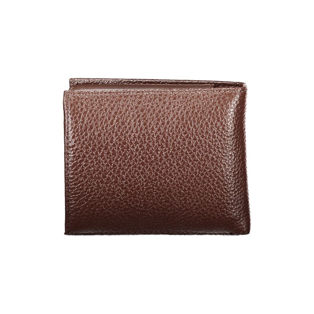 Tommy Hilfiger Elegante braune Leder-Brieftasche