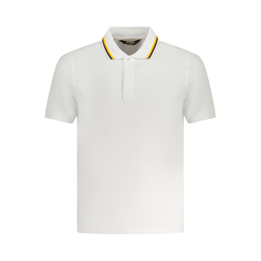 K-WAY Weißes Baumwoll-Poloshirt