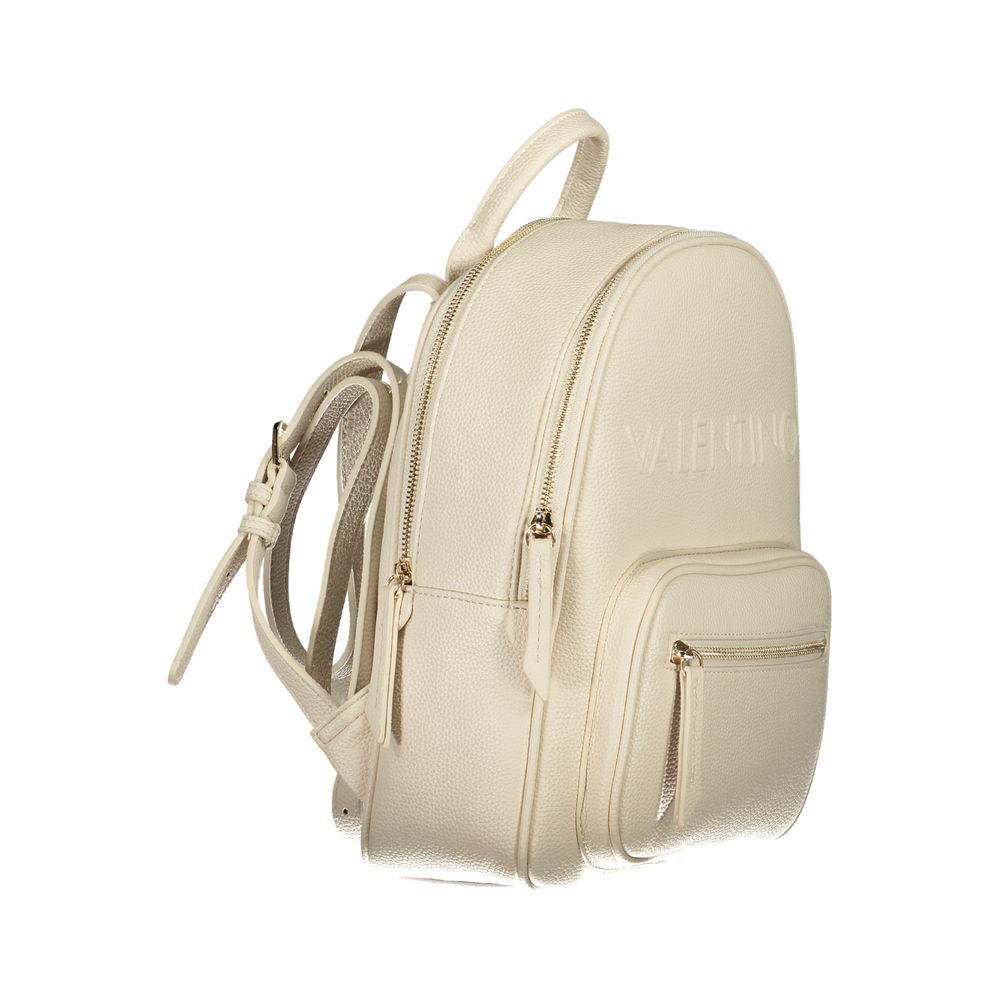 Mario Valentino Beige Polyethylen-Rucksack