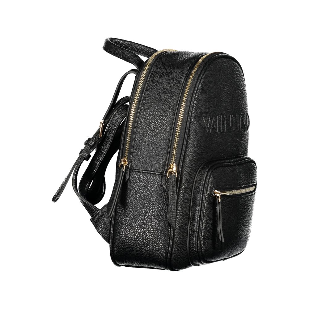 Mario Valentino Schwarzer Polyethylen-Rucksack