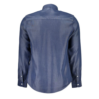 North Sails Blaues Lyocell-Hemd