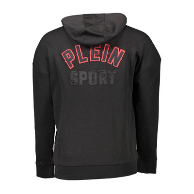 Plein Sport Schwarzer Baumwollpullover für Männer