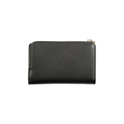 Tommy Hilfiger Schwarzes Polyethylen Portemonnaie für Frauen