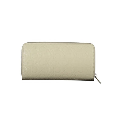 Calvin Klein Beige Polyethylen Damen Geldbörse
