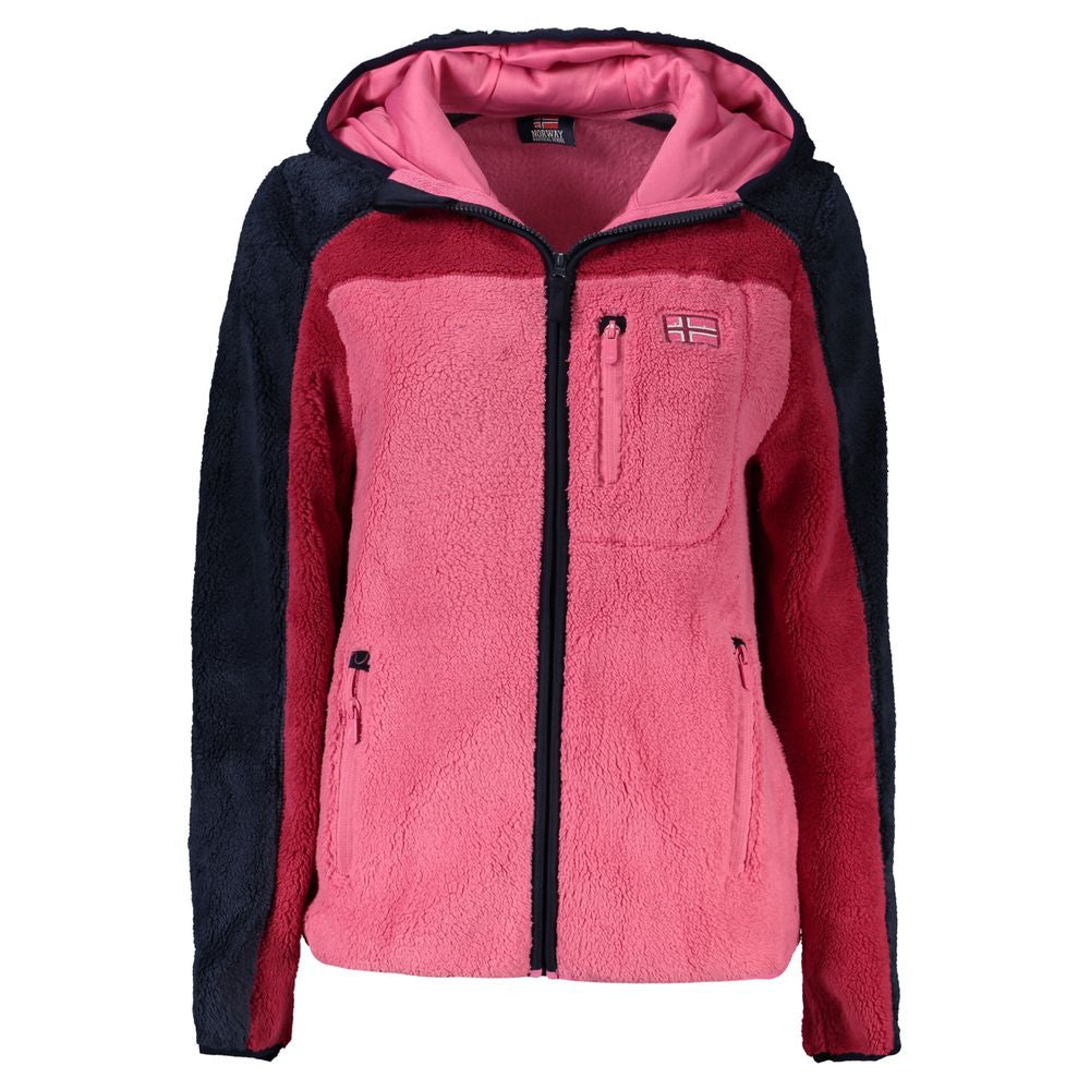 Norway 1963 Rosa Polyester Damen Jacke