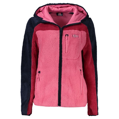 Norway 1963 Rosa Polyester Damen Jacke