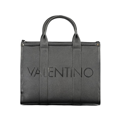 Mario Valentino Schwarze Polyethylen-Handtasche