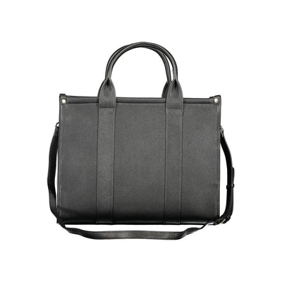Mario Valentino Schwarze Polyethylen-Handtasche