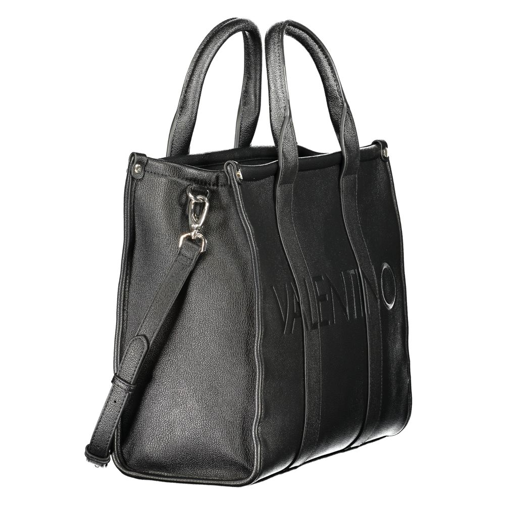 Mario Valentino Schwarze Polyethylen-Handtasche