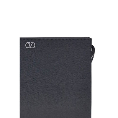 Valentino Garavani Genarbtes Leder Etui