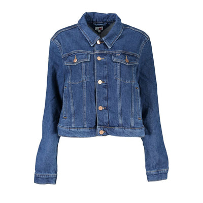 Tommy Hilfiger Blaue Baumwolle Frauen Jacke
