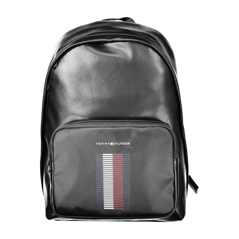 Tommy Hilfiger Schwarzer Polyethylen-Rucksack für Männer