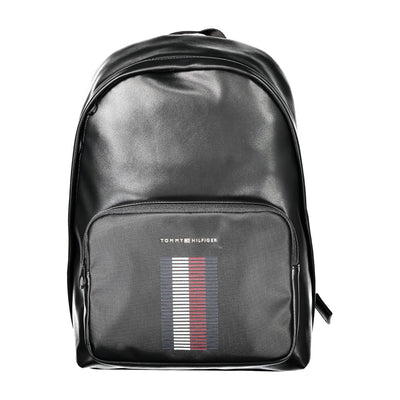 Tommy Hilfiger Schwarzer Polyethylen-Rucksack für Männer