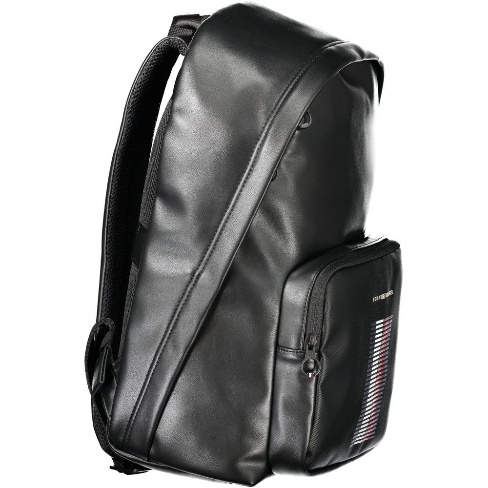 Tommy Hilfiger Schwarzer Polyethylen-Rucksack für Männer