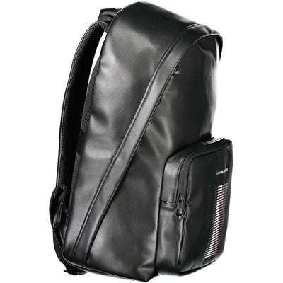 Tommy Hilfiger Schwarzer Polyethylen-Rucksack für Männer