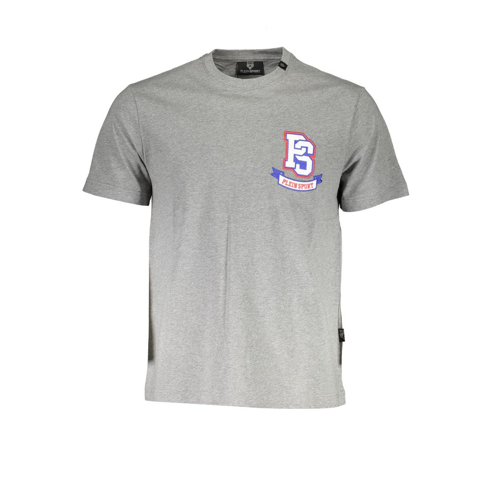 Plein Sport Braunes Baumwoll-T-Shirt für Männer