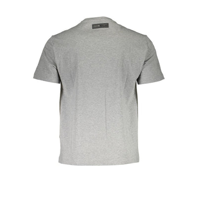 Plein Sport Braunes Baumwoll-T-Shirt für Männer