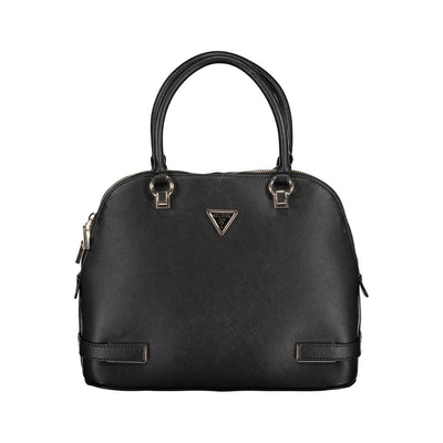 Guess Jeans Schwarz Polyethylen Frauen Handtasche