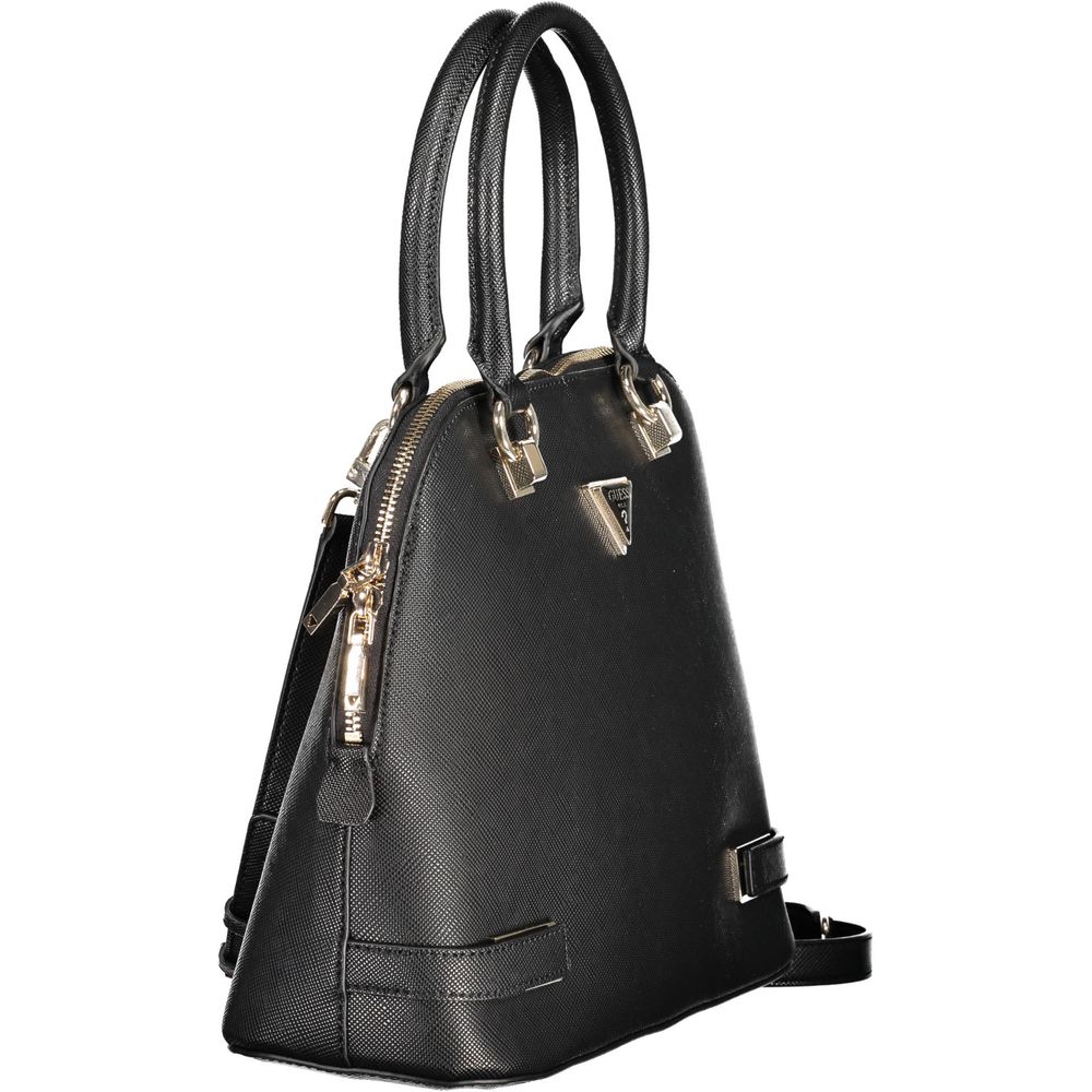 Guess Jeans Schwarz Polyethylen Frauen Handtasche