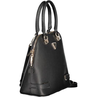Guess Jeans Schwarz Polyethylen Frauen Handtasche
