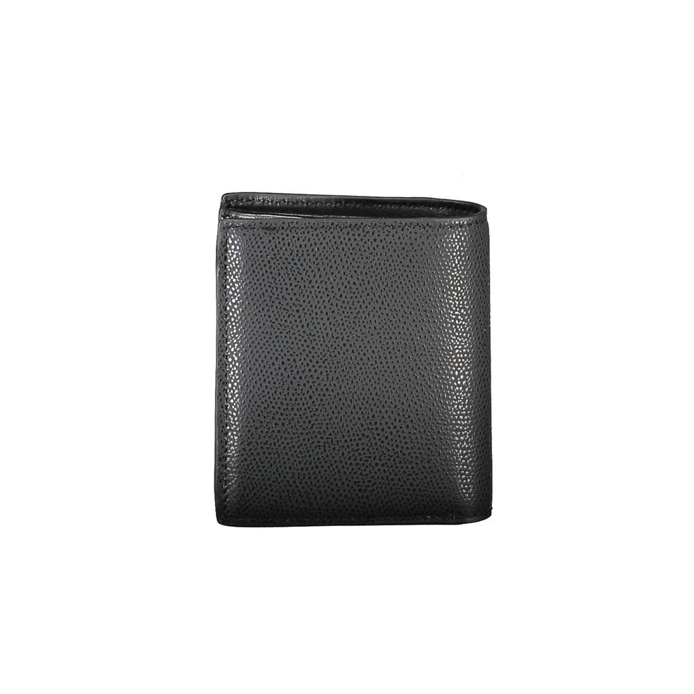 Tommy Hilfiger Schwarzes Leder Herren Portemonnaie