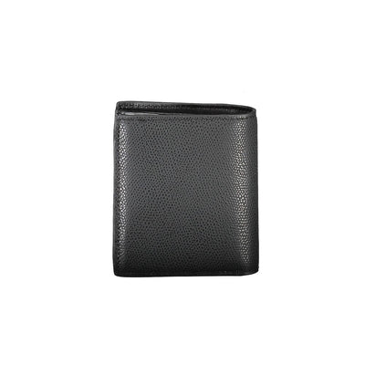 Tommy Hilfiger Schwarzes Leder Herren Portemonnaie