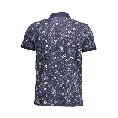 Gant Blaues Baumwoll-Poloshirt für Männer